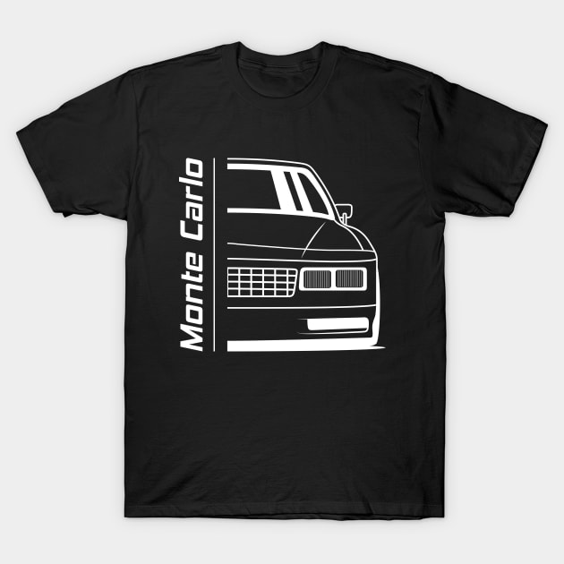 Racing Front Monte Carlo Art T-Shirt by GoldenTuners